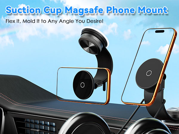 Suction Cup Magsafe Phone Mount
