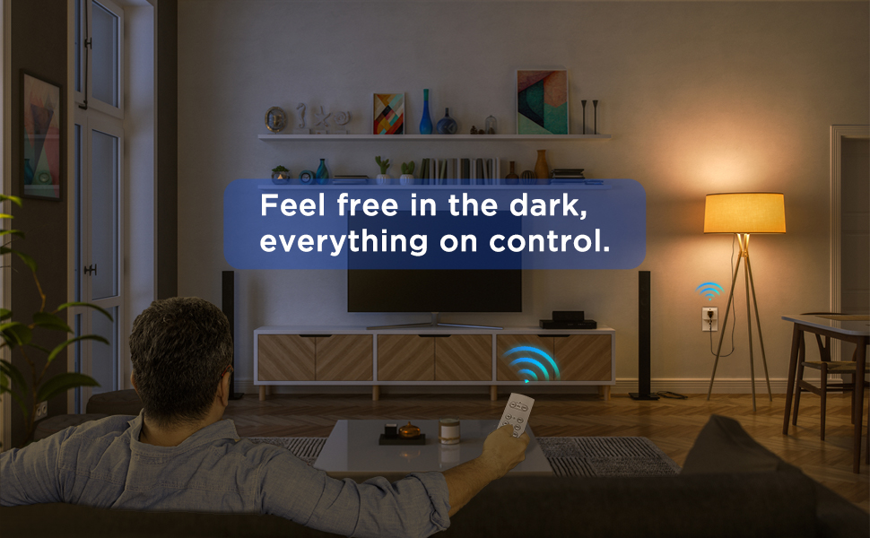 G-ELEK Wireless Remote Light Switch, No Interference Remote Outlet Switch