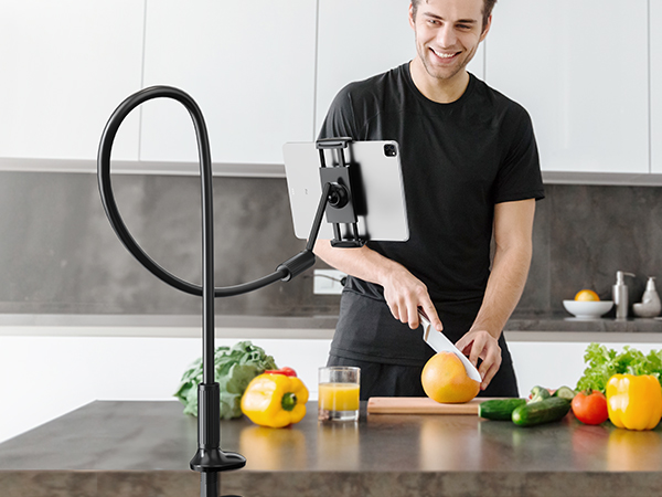 iPad Holder in kitchen
