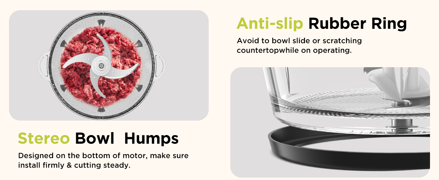 food processor with 2 blades