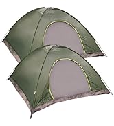 (5 Pack of) 5 to 6 Person Tent All Season Pop Up Waterproof for Camping Groups, Immigrants, Disas...
