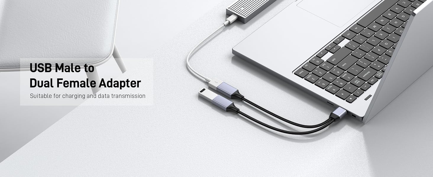 USB Splitter 1 in 2 Out