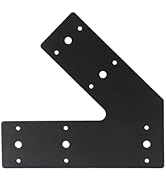 YEWTUTIS 4 PCS Heavy Duty 45 Degree Angle Flat Plate Brackets, 10