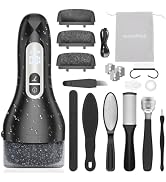 Electric Callus Remover for Feet,Rechargeable Electronic Foot File Pedicure Tools,Professional Wa...