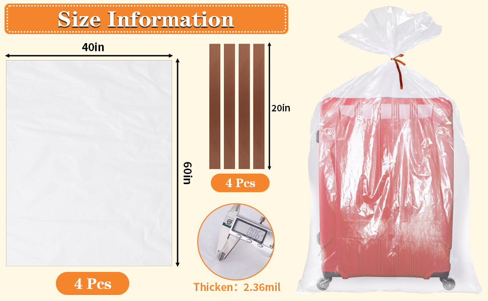 clear storage bags