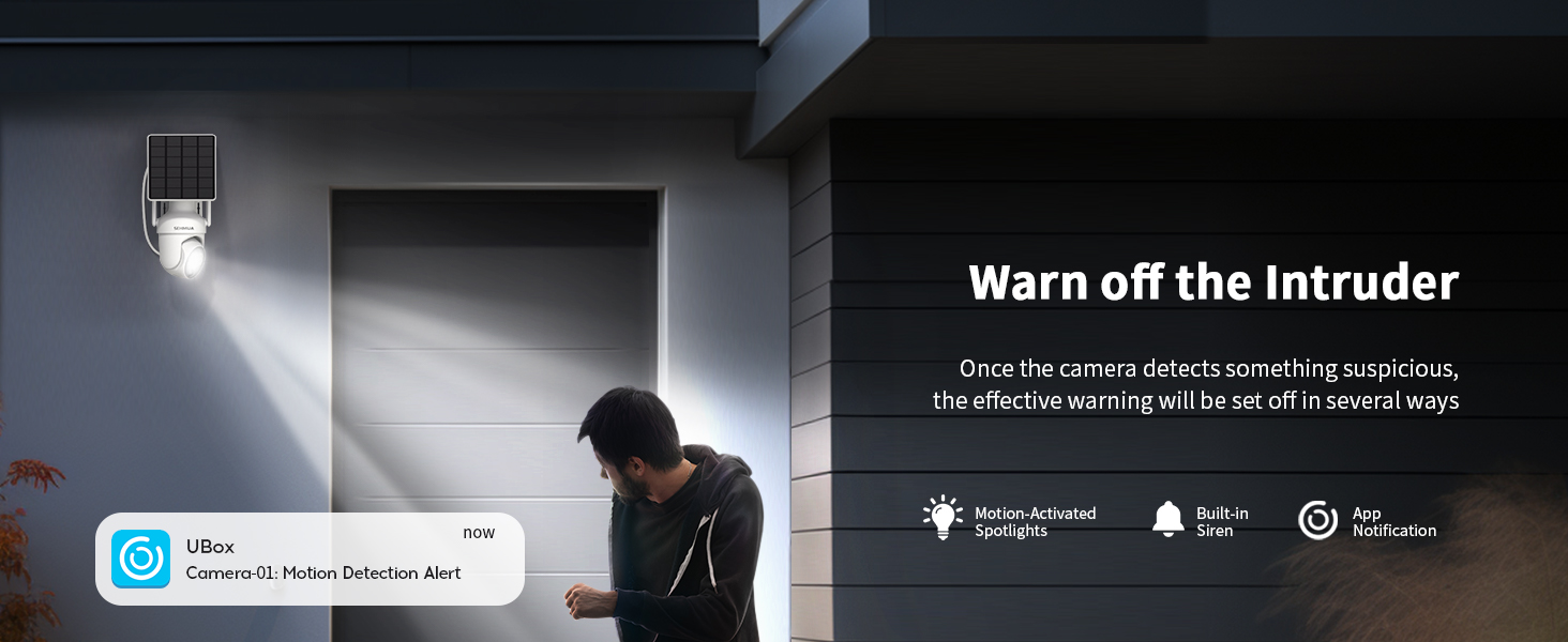 pir night vision camera wireless outside camera backyard wireless camera siren alarm spotlight