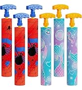 Water Gun Squirt Toys for Kids Adults, 6 Pack Blaster Guns for Age 3-4-5-8-12 Boys Girls Bulk - 4...