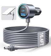 Starlink Mini Car Adapter with Waterproof Cord, Starlink Mini Accessories Car Charger [Dual PD 45...
