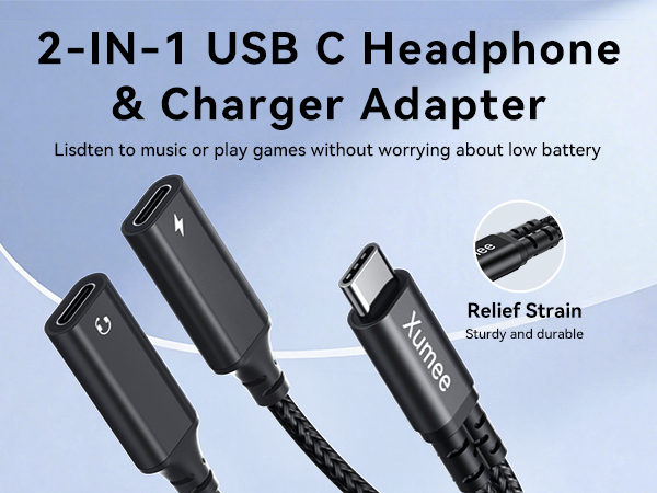 usb c splitter 1 in 2 out