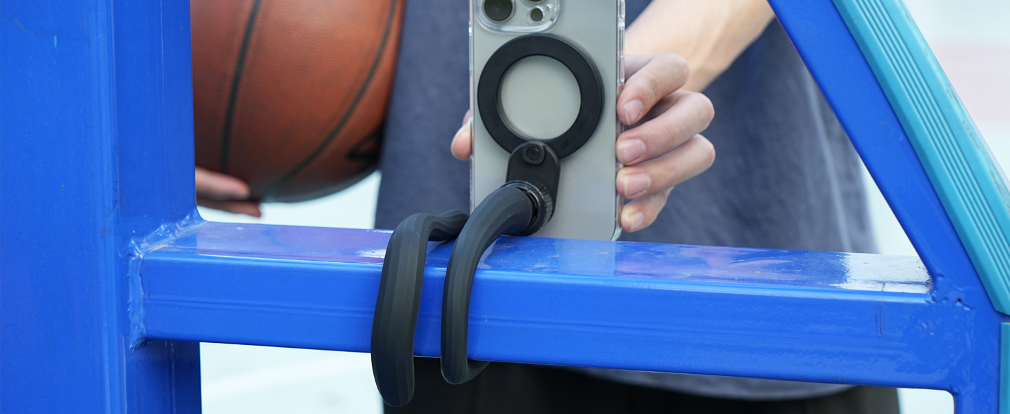 portable gym magnetic phone holder