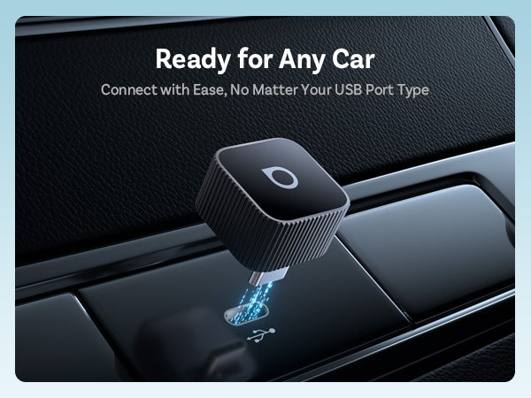 OTTOCAST Mini Cube 3.0, 2026 Upgrade 2in1 Wireless CarPlay &amp;amp; Android Auto Adapter