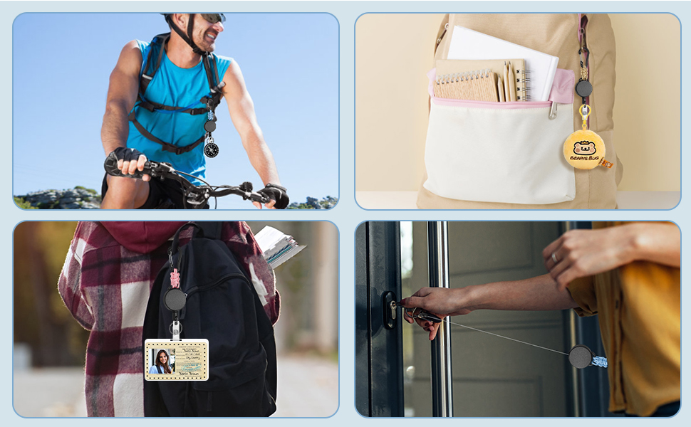 good for sporting id card key ring and Hanging decorations on the bag