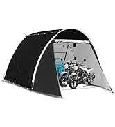 Bike Storage Tent, 98.4 x 82.7 x 65 in,Outdoor Portable Bike Storage Shed, 210D Oxford Fabric PU4...