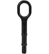 KIMISS Black Car Tow Hook 1T0 805 615 A Heavy Duty Towing Eye Hook Bumper Trailer Ring Replacemen...
