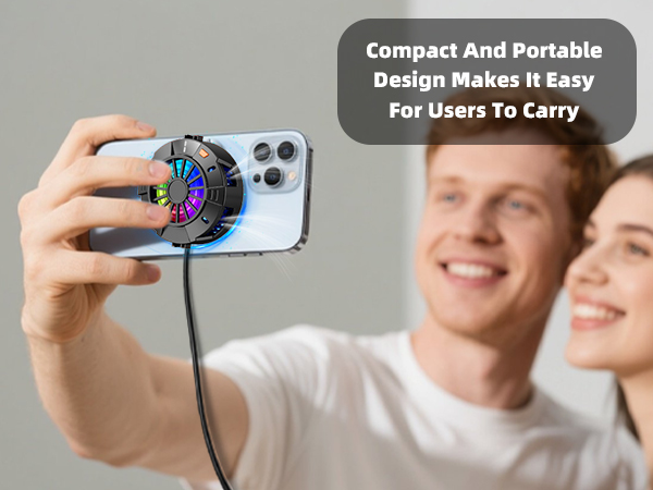 2-in-1 Magnetic & Clip-On Phone Cooler