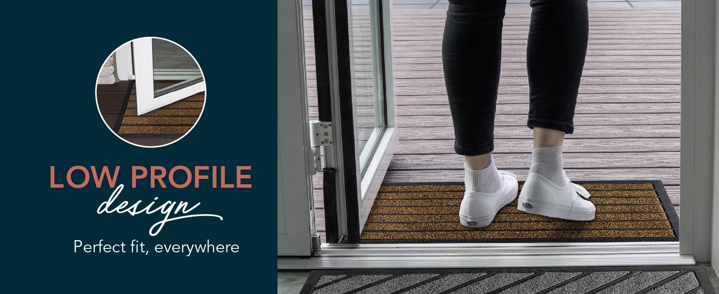 monogram angled foot fit oversized commercial scraper beach fun modern indoor-outdoor barrier 