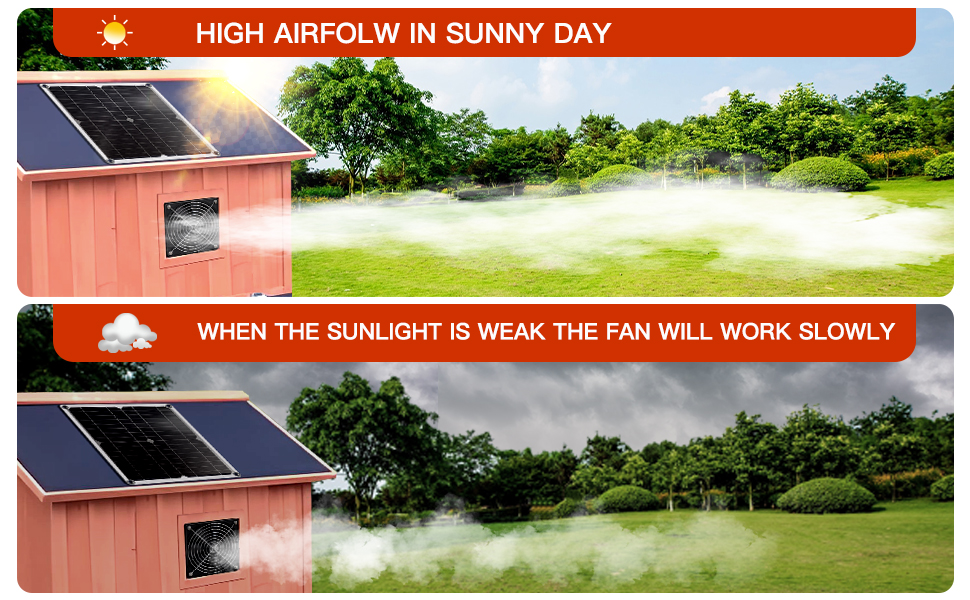 solar fan