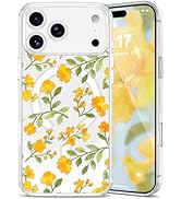 EYZUTAK Magnetic for iPhone 17 Pro Max Case Flower Case Compatible with MagSafe, Pretty Floral St...
