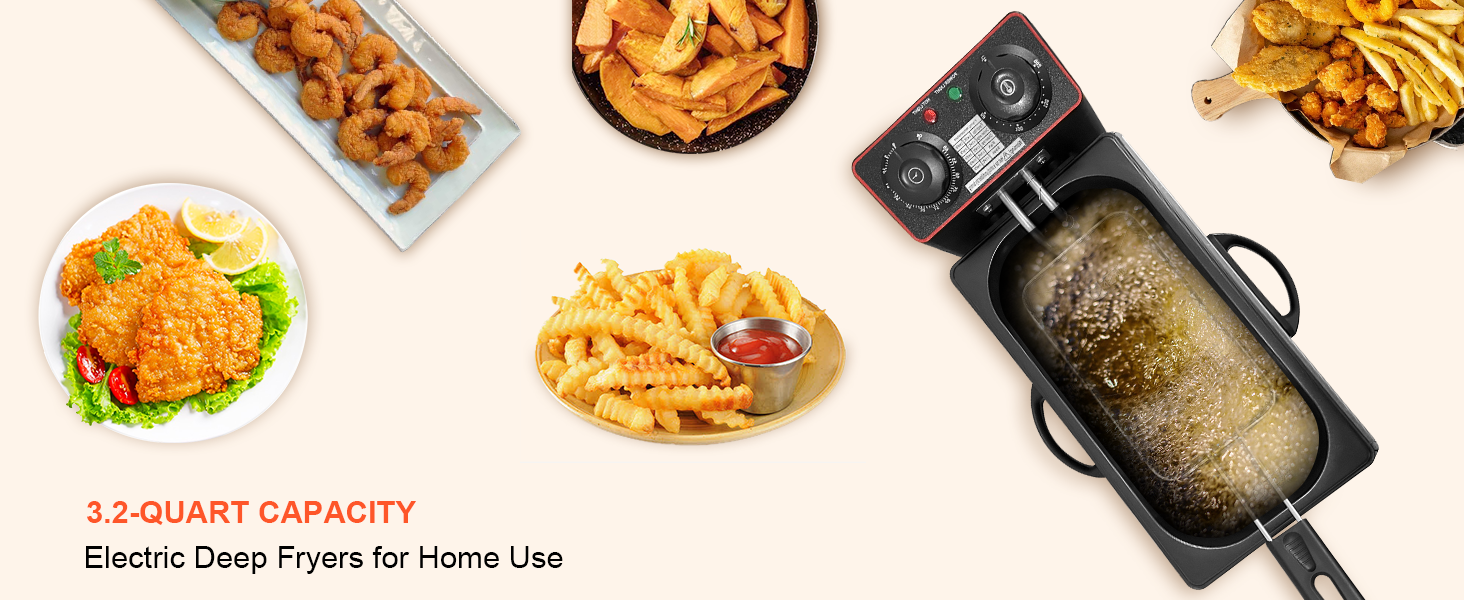 deep fryer with basket