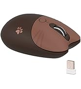 Lomiluskr Cute Cat Wireless Mouse, Lightweight Soundless Mouse, 2.4G Wireless Mice, Candy Colors,...
