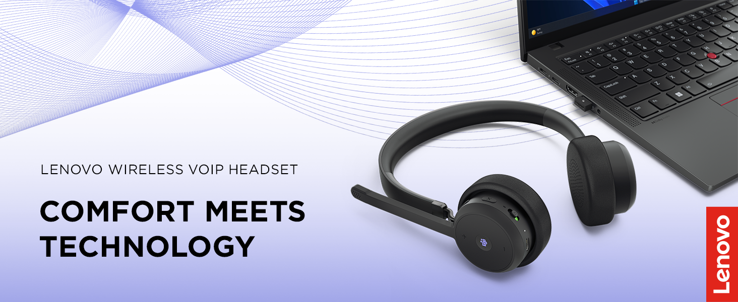 Lenovo Wireless VOIP Headset (Teams)