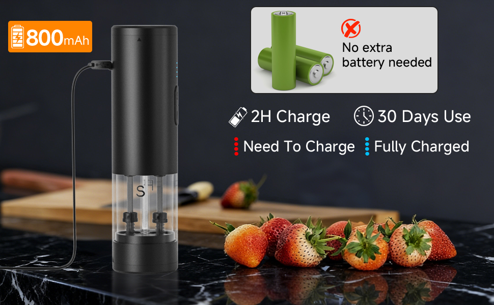 electric salt pepper grinder