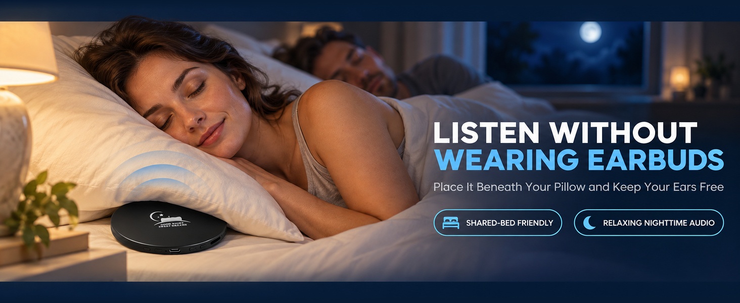 Pillow Speaker Bluetooth Wireless