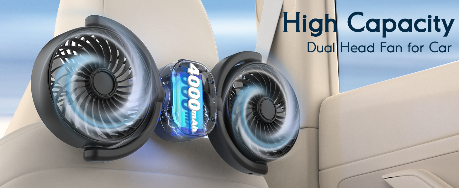 car fan for back seat