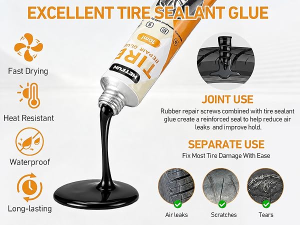 excellent tire sealant glue for tire damage