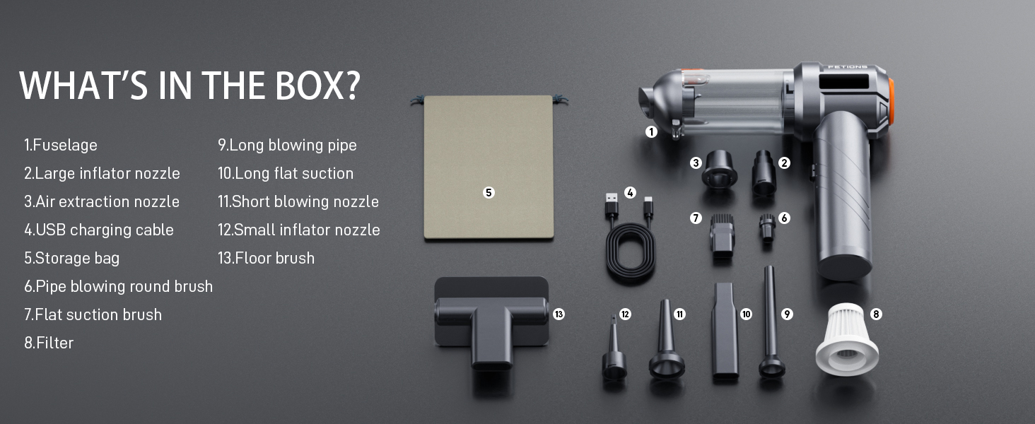 Handheld Car Vacuum Portable Cordless