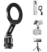 elitehood Aluminum Magnetic Camera Phone Mount with 360° Rotatable Cold Shoe Base, MagSafe iPhone...