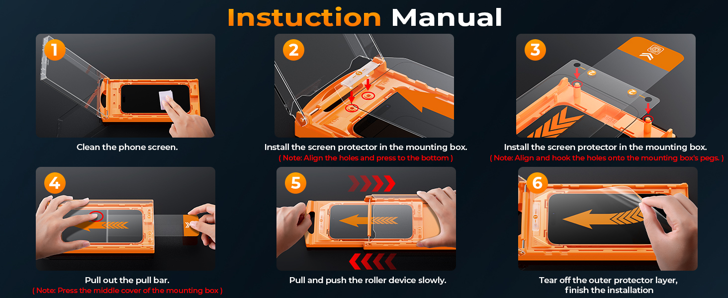 iphone 17 pro max screen protector install