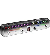 JAMELO Multi Effects Guitar Bass Pedal with 8 AMP and 8 CAB IR Models, Reverb, Delay, Boost, Mod,...