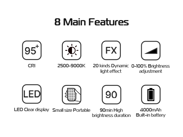 video light led video light ulanzi light lume cube