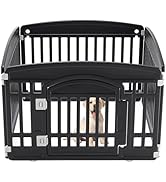 Sweetcrispy Plastic Dog Playpen - 4-Panel 24