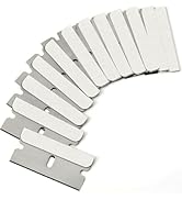 Adak 50 Pc Single Edge Razor Blades – Flat Scraper Replacement Blades for Paint, Glass &amp; Sticker ...