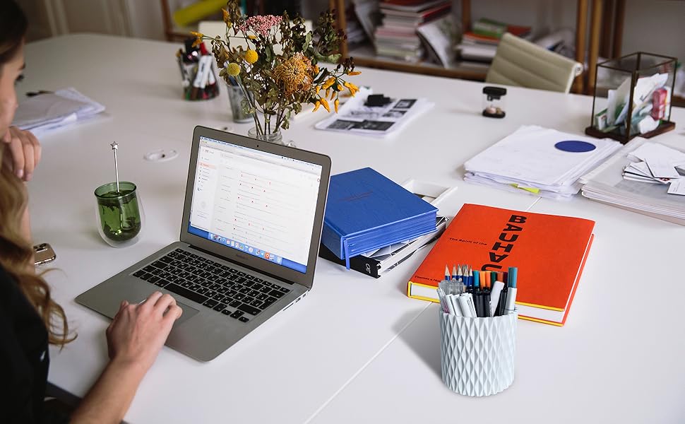 rotating pencil holder for desk