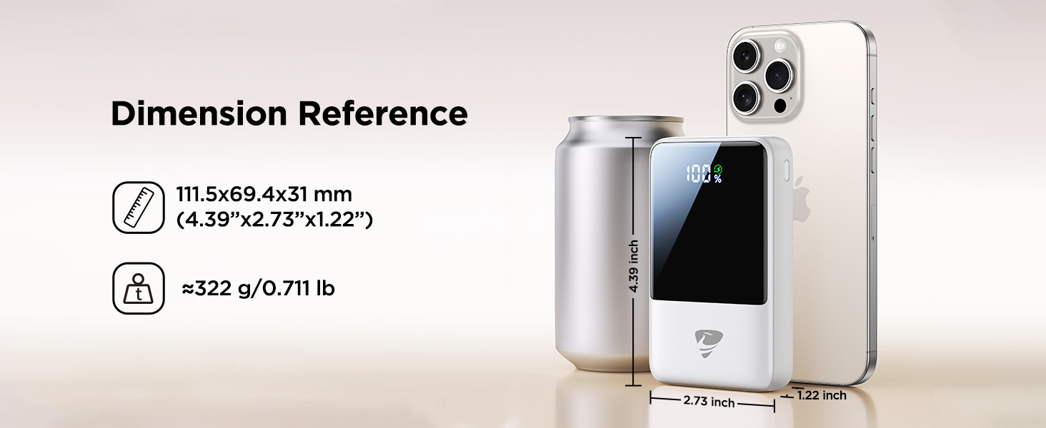 powerbank fast charging portable charger with built in cable portable charger usb c battery pack 