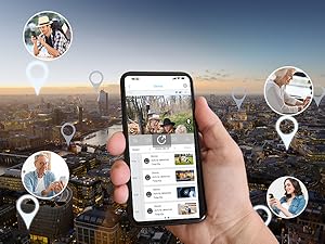 Outdoor solar camera supports multi-users share