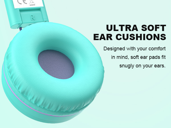 soft kid headphones