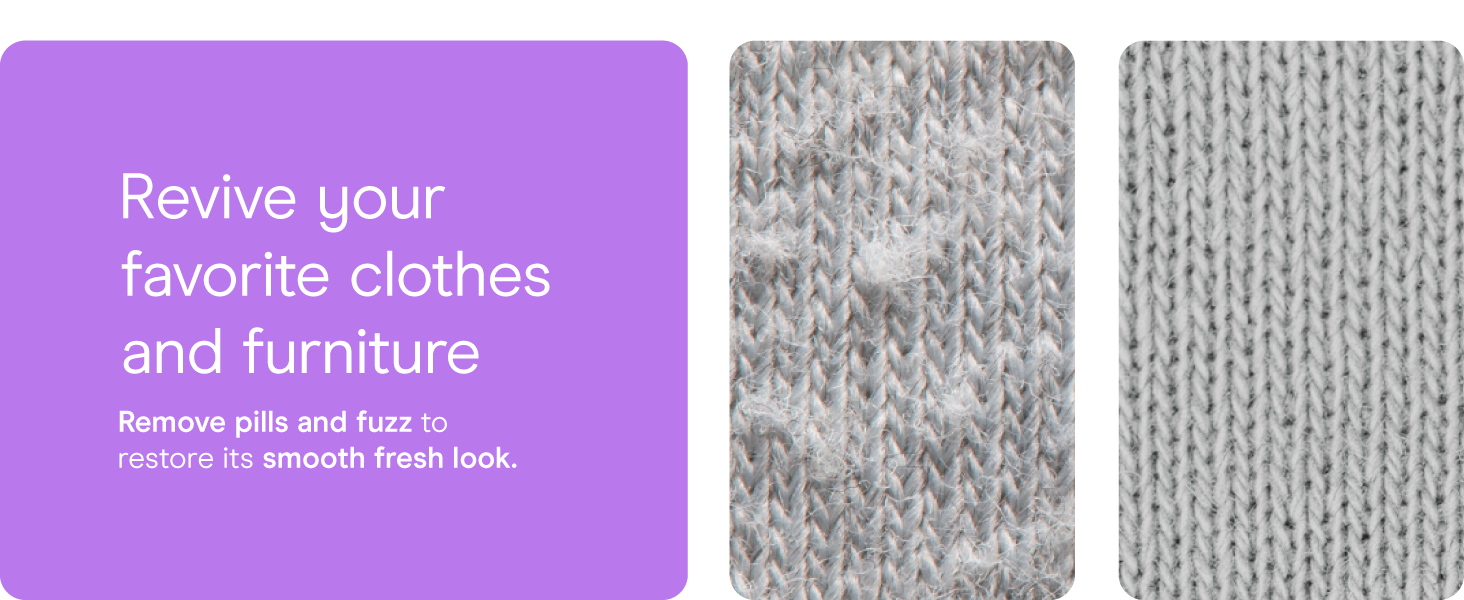 Conair fabric shaver sweater lint depiller defuzzer clothing adjustable large head revive furniture