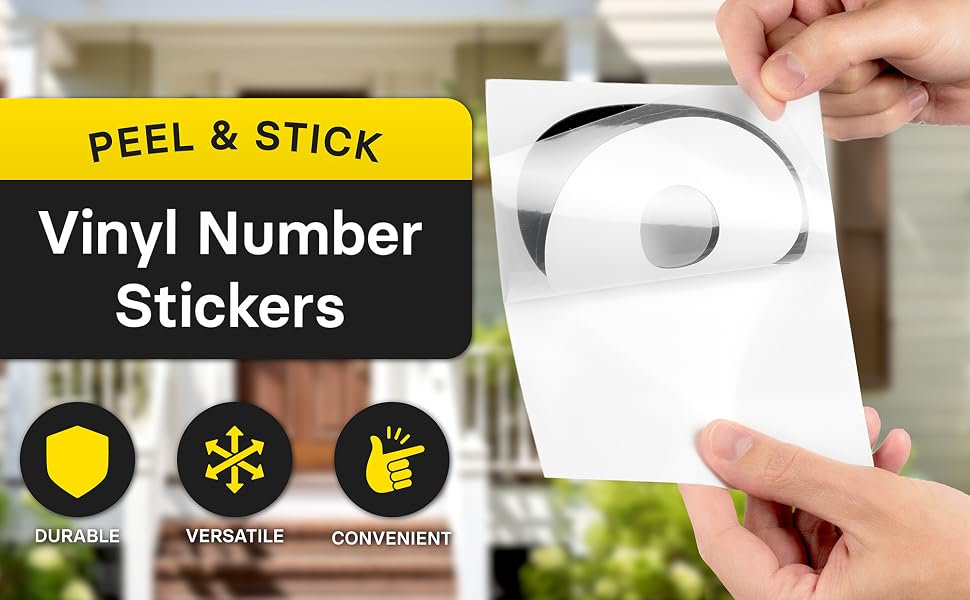 SSIGNS Vinyl Number Stickers