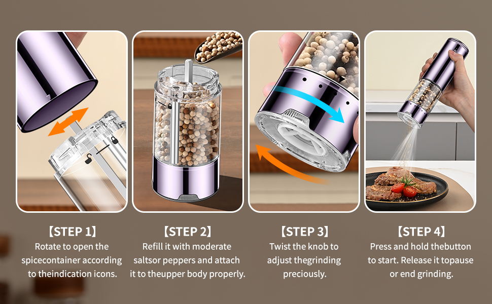 Pepper Grinder Set