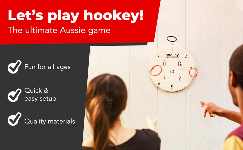 Let's play hookey! The Ultimate Aussie game. Fun for everyone with quick and easy set up. 
