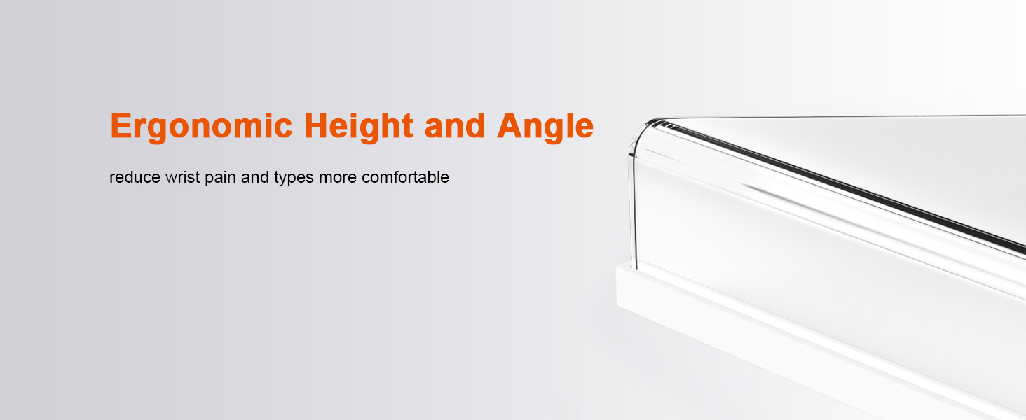 clear computer keyboard holder