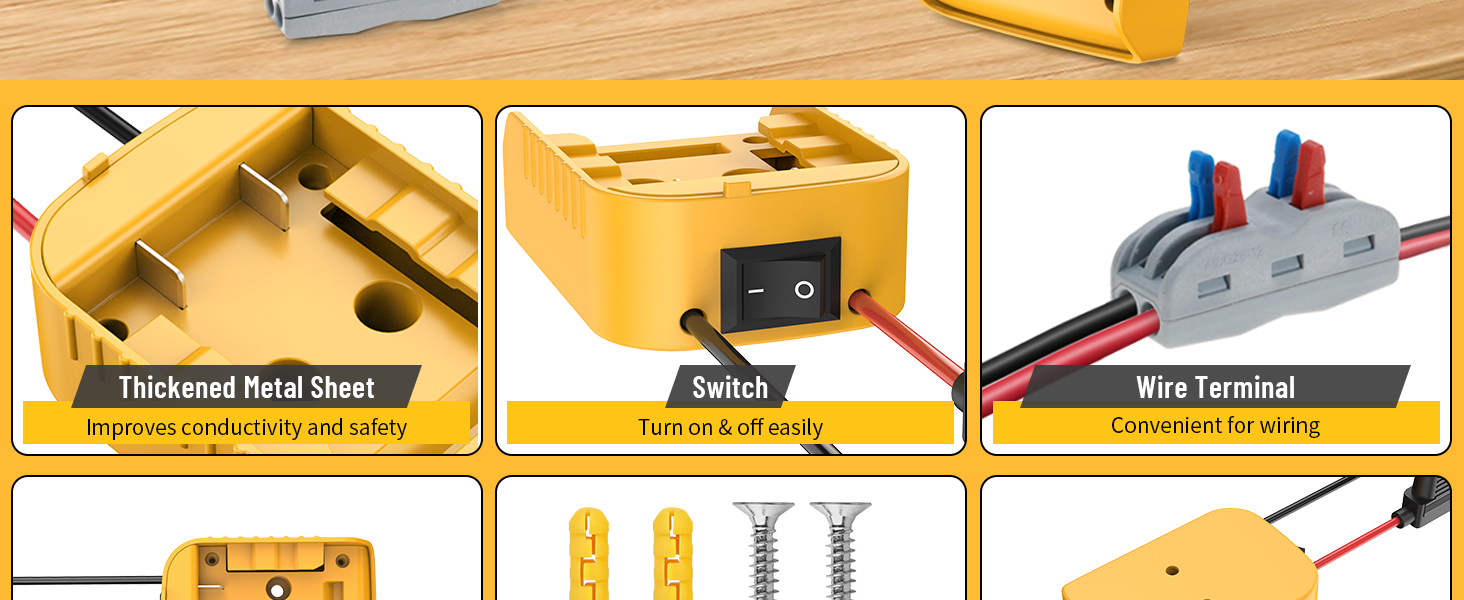 dewalt power wheels adapter