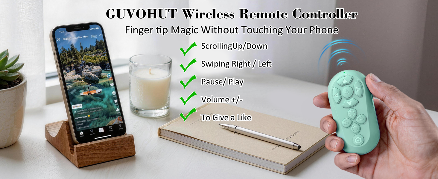 GUVOHUT Wireless Remote Controller