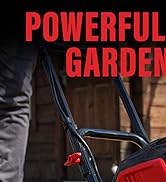 MZK 40V 12-inch Cordless Garden Tiller, Battery Powered Garden Cultivator, 2 * 4.0Ah Battery and ...