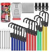 60-Piece Bungee Cords Assorted Sizes - 10