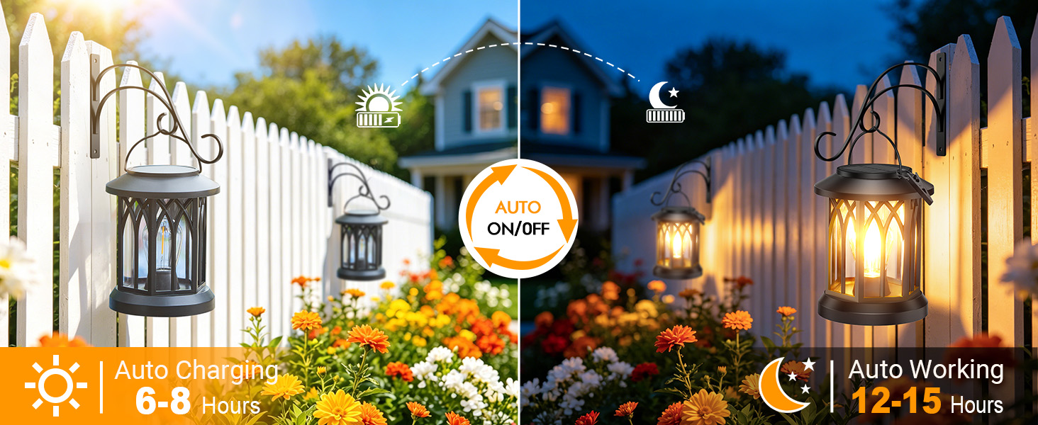 hanging solar lights for outside